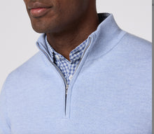 Load image into Gallery viewer, Heritage 1/4 Zip Sweater Blue