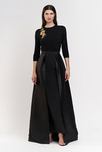 Load image into Gallery viewer, KU Isabela Walk Thru Skirt Black