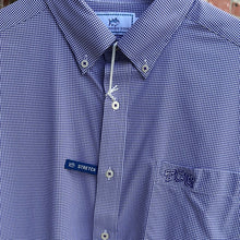 Load image into Gallery viewer, Southern Tide Intercoastal Gingham Shirt Purple TCU