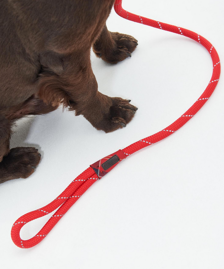 Barbour Rope Reflective Slip Lead Red