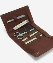 Load image into Gallery viewer, Barbour Padbury Manicure Kit Olive/Brown