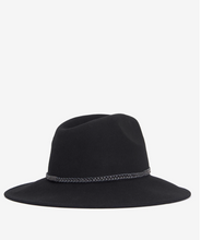 Load image into Gallery viewer, Barbour Ladies Tack Fedora Black