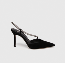 Load image into Gallery viewer, Paige Stephanie Pump Black Suede
