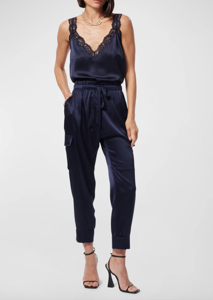 Cami NYC Fernanda Camisole Navy – The Blue Collection