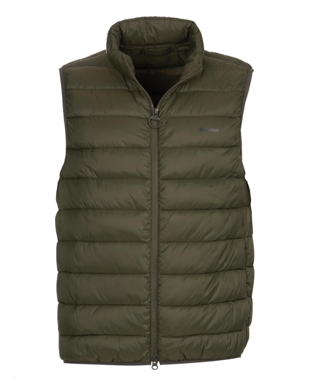 Barbour Bretby Gilet Vest Olive The Blue Collection