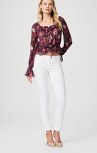 Load image into Gallery viewer, Paige Skyline Ankle Peg Crisp White