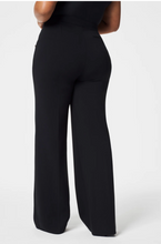Load image into Gallery viewer, Spanx Perfect Pant, Button Front Wide Leg Black