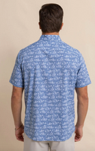 Load image into Gallery viewer, Southern Tide Men&#39;s brrr° Intercoastal Sunset Beach Short Sleeve Sport Shirt
