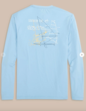 Load image into Gallery viewer, Southern Tide Windsurfer Performance Tee Men&#39;s Clearwater Blue