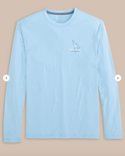 Load image into Gallery viewer, Southern Tide Windsurfer Performance Tee Men&#39;s Clearwater Blue