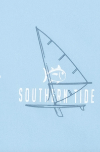 Southern Tide Windsurfer Performance Tee Men's Clearwater Blue