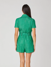 Load image into Gallery viewer, Shoshanna Ginger Romper Spring Green