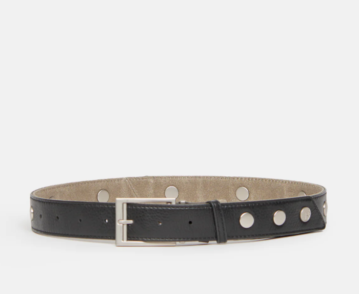 Charlie Reversible Riveted Belt Black/Pewter – The Blue  display picture 2