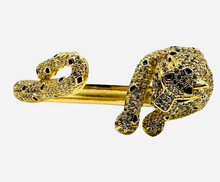 Load image into Gallery viewer, Garland Sparkly Leopard Hinged Bracelet
