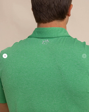 Load image into Gallery viewer, Southern Tide brrr°-eeze Performance Heather Polo Heather Kelly Green