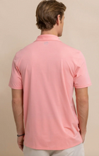 Load image into Gallery viewer, Southern Tide brrr°-eeze Performance Heather Polo Heather Flamingo Pink
