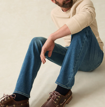 Load image into Gallery viewer, Faherty Terry 5 Pocket Indigo Wash