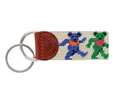 Load image into Gallery viewer, S&B Key Fob Dancing Bear Oatmeal