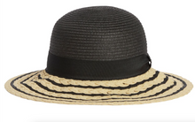 Load image into Gallery viewer, Barbour Ladies Macy Braided Hat Black