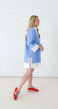 Load image into Gallery viewer, CL Carrie Dress Powder Blue