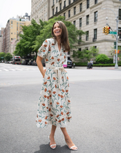 Load image into Gallery viewer, Willow Midi Khaki Floral