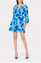 Load image into Gallery viewer, Liv Blurred Blossom Mini Blue