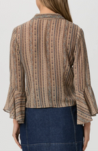 Load image into Gallery viewer, Jasmeet Blouse Brown Multi
