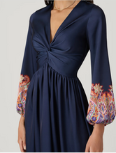 Load image into Gallery viewer, Calla Dress Navy Multi