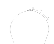 Load image into Gallery viewer, Brilliant Cross Necklace Platinum