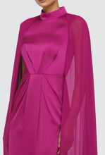 Load image into Gallery viewer, Phillipa Cape Gown Sangria