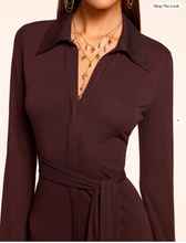 Load image into Gallery viewer, Lydia Knit Midi Blackberry