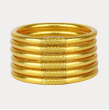 Load image into Gallery viewer, Gold BuDhaGirl Bangles