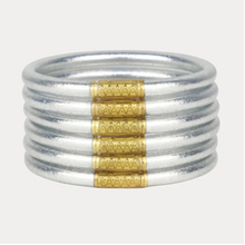 Load image into Gallery viewer, Silver BuDhaGirl Bangles