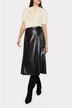 Load image into Gallery viewer, Bow Fuzzy Sweater Ecru