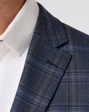 Load image into Gallery viewer, Lavalle Blazer Navy Multi Windowpane