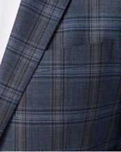 Load image into Gallery viewer, Lavalle Blazer Navy Multi Windowpane