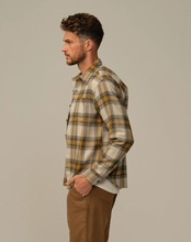 Load image into Gallery viewer, Men's Accord Flannel Shirt Mustard Plaid