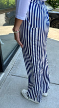 Load image into Gallery viewer, Koch Jules Pant Navy Cabana Stripe