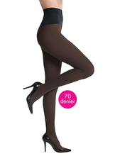 Load image into Gallery viewer, Commando Ultimate Opaque Tights Chocolate