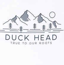 Load image into Gallery viewer, Duck Head Mountain Patch T-Shirt White