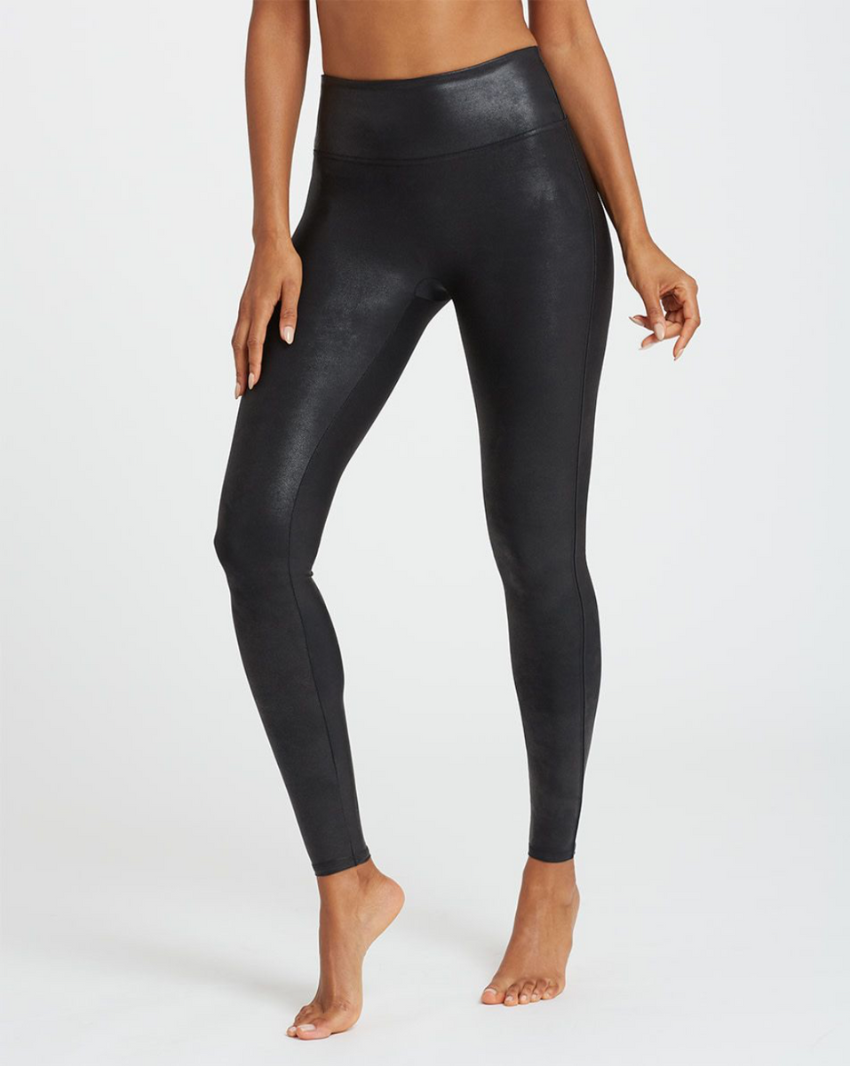 Spanx Faux Leather Legging Black Petite – The Blue Collection