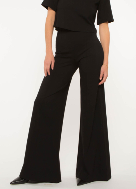 Ripley Rader Ponte Wide Leg Pant Black – The Blue Collection