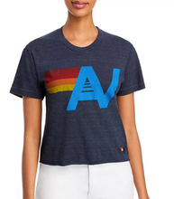 Load image into Gallery viewer, Aviator Nation Logo Tee Charcoal