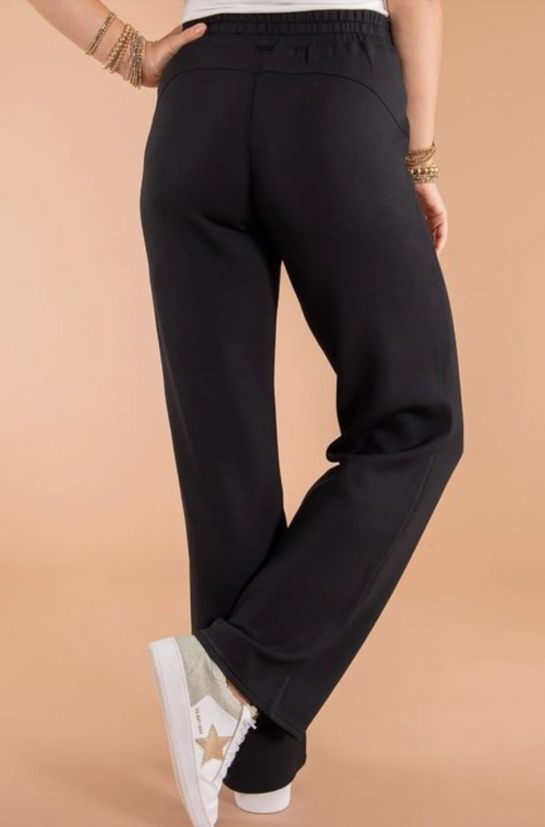 Spanx Airessentials Spacer Straight Pant Very Black – The Blue