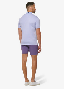 Mizzen + Main Versa Polo Shirt Lavender Multi