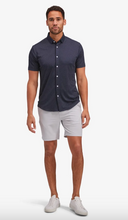 Load image into Gallery viewer, Mizzen + Main Haylard Short Sleeve Shirt Navy Dot Print