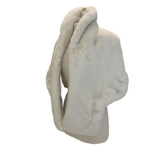 Load image into Gallery viewer, Pretty Rugged Faux Fur Collins Capelet White