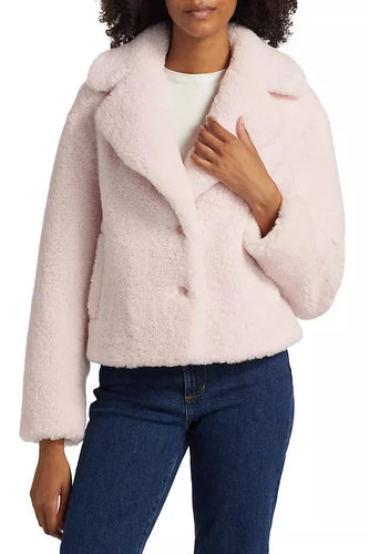 Love Shack Fancy Atira Jacket Pale Pink