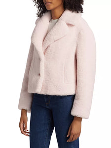 Love Shack Fancy Atira Jacket Pale Pink