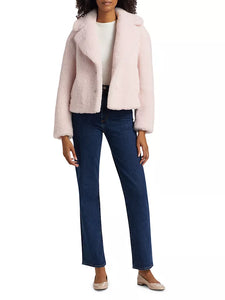 Love Shack Fancy Atira Jacket Pale Pink